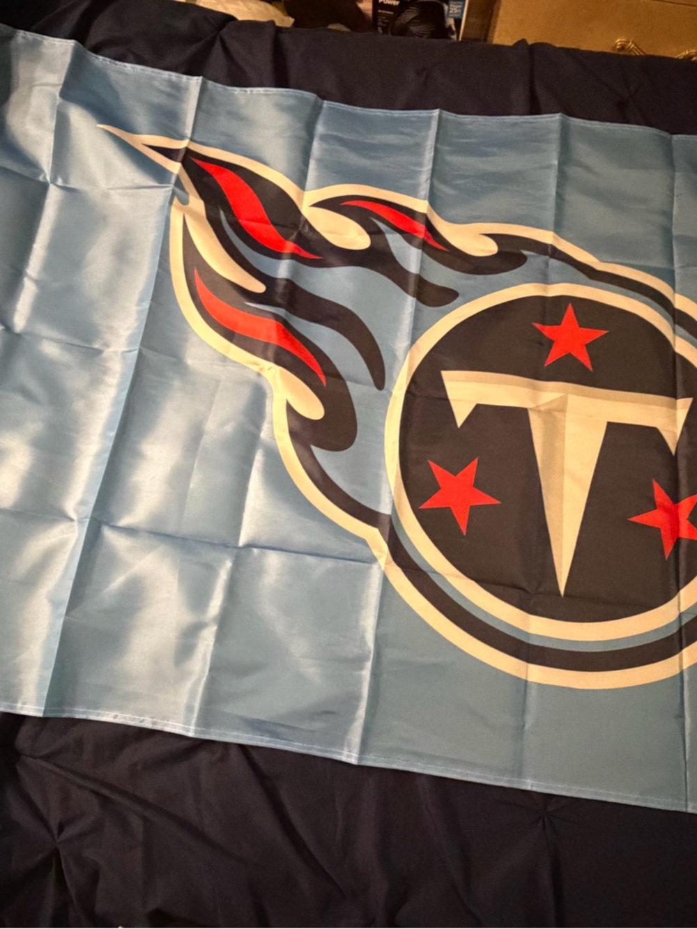 Tennessee Titans Light Blue Team Flag Banner